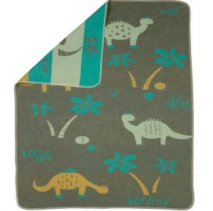 Juwel Baby Blanket Dinos Green by Fussenegger