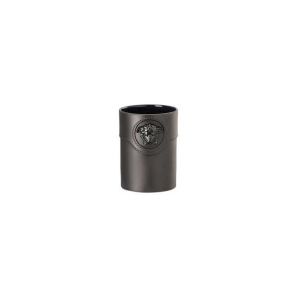 La Medusa Mini Vase Cylindrical Black by Versace
