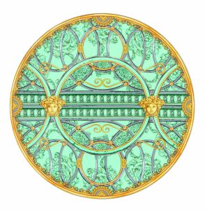La Scala Del Palazzo Verde Service Plate by Versace