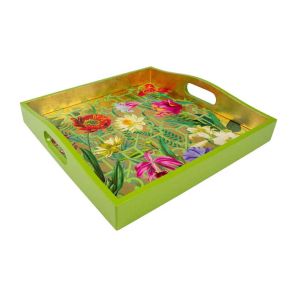 Lacquer Tray La Dolce Vita Gold by Caspari