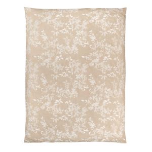 Leaves Verso Ivory Duvet Cover Queen by Christian Fischbacher