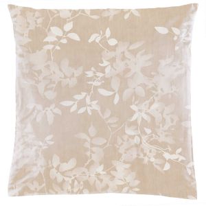 Leaves Verso Ivory Pillow Case King by Christian Fischbacher
