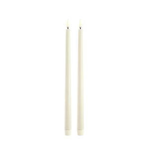 LED Slim Taper Candle Ivory 2-Pack by Uyuni