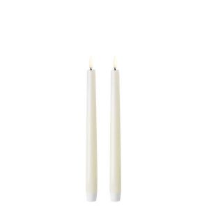 LED Taper Candle Ivory 2-Pack by Uyuni