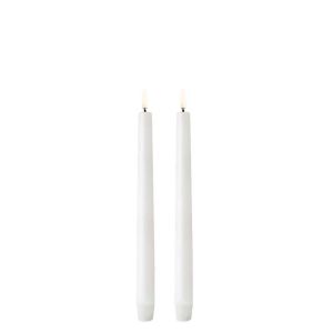 LED Taper Candle Nordic White 2-Pack by Uyuni
