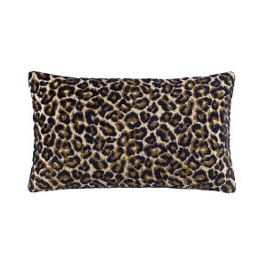 Leopard Nuit Decorative Pillow by Yves Delorme