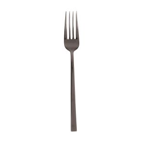 Linea Q Black PVD Dessert Fork by Sambonet