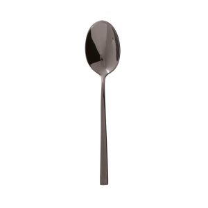 Linea Q Black PVD Dessert Spoon by Sambonet