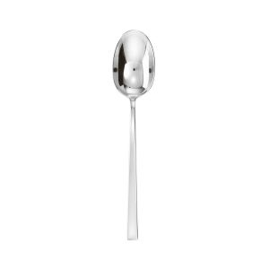 Linea Q Silverplated Dessert Spoon by Sambonet