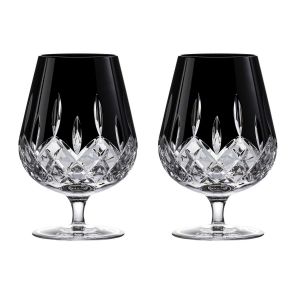 Lismore Black Connoisseur Brandy Balloon Set/2 by Waterford