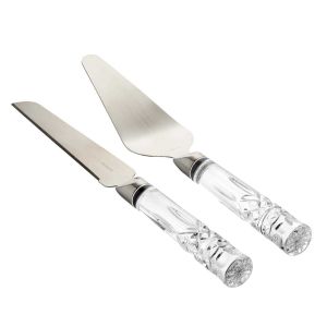 Lismore Cake Knife & Server Set by Waterford