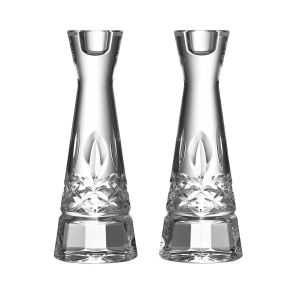 Lismore Round Candlestick 20cm 8in, Set of 2 by Waterford