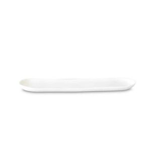 Sculpt Bagette Dish White by Tina Frey