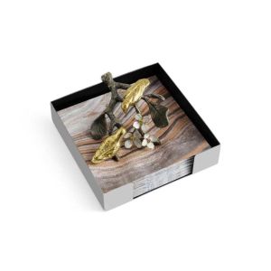 Lovebirds Cocktail Napkin Holder by Michael Aram