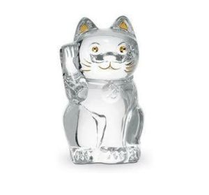Lucky Cats Clear by Baccarat