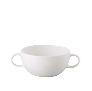 Magic Flute White Cream Soup Cup (Import) by Rosenthal