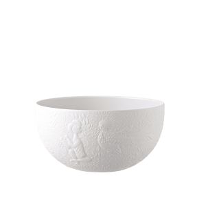 Magic Flute White Open Vegetable Bowl by Rosenthal