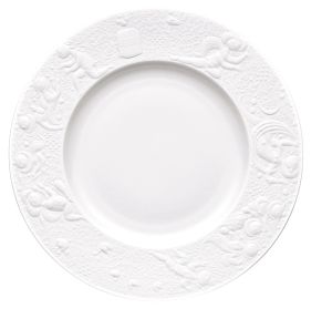 Magic Flute White Salad Plate by Rosenthal