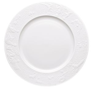 Magic Flute White Service Plate by Rosenthal