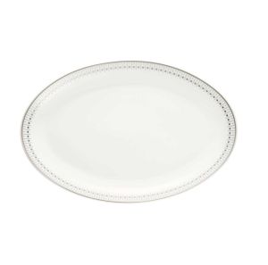 Malmaison Imperiale Platinum Oval Platter 11&quot by Christofle