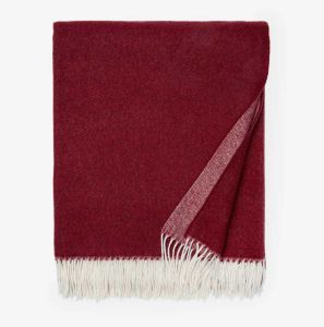 Matese Merlot Decorative Throw by Sferra