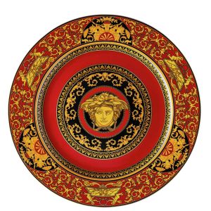 Medusa Red Service Plate by Versace