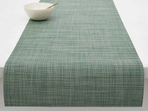 Mini Basketweave Runner Ivy by Chilewich