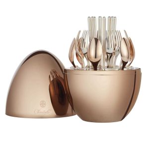 Mood Asia 24-Piece Rose Gold Set For 6 People by Christofle