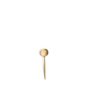 Moon Matte Gold Moka Spoon by Cutipol
