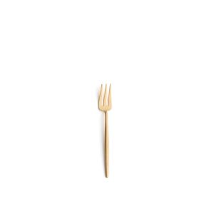 Moon Matte Gold Pastry Fork by Cutipol