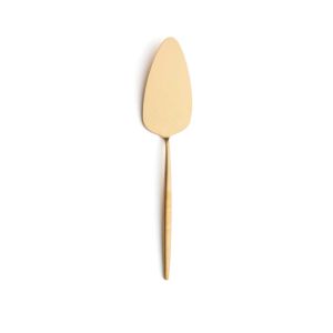 Moon Matte Gold Pie Server by Cutipol