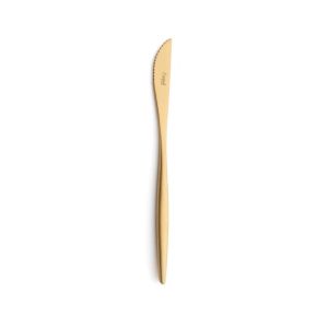Moon Matte Gold Steak Knife by Cutipol