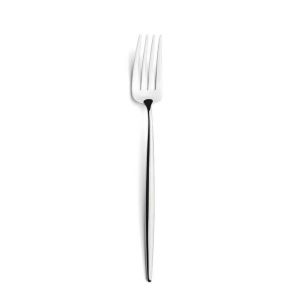 Moon Polished Dinner Fork by Cutipol