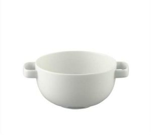 Moon White Cream Soup Cup (Import) by Rosenthal