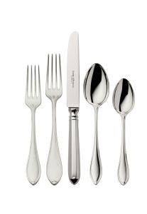 Navette Silverplate 5-Piece Place Setting by Robbe & Berking