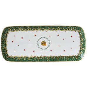 Noel Cake Platter Rectangular-15In by Bernardaud