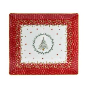 Noel Rectangular Tray by Bernardaud