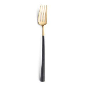 Noor Gold Serving Fork by Cutipol