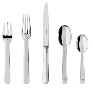 Normandie Silverplate 5 Piece Placesetting by Puiforcat