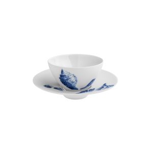 Ocean Large Bowl W/Saucer by Hering Berlin