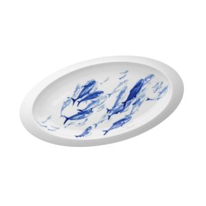 Ocean Oval Entree, Sushi Or Platter by Hering Berlin