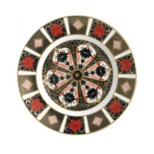 Old Imari Bread Plate by Royal Crown Derby