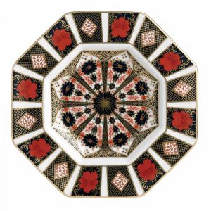 Old Imari Octagonal Plate by Royal Crown Derby