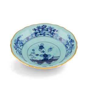 Oriente Italiano Iris Gold Fruit Bowl by Ginori