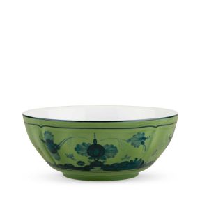 Oriente Italiano Malachite Bowl by Ginori