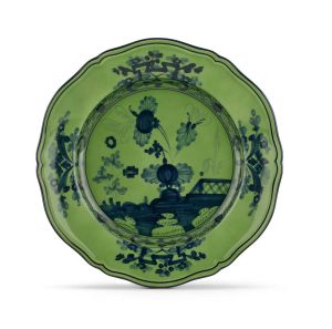 Oriente Italiano Malachite Dinner Plate by Ginori