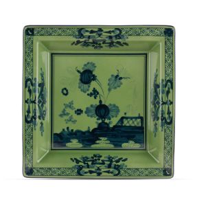 Oriente Italiano Malachite Large Squared Vide Poche by Ginori