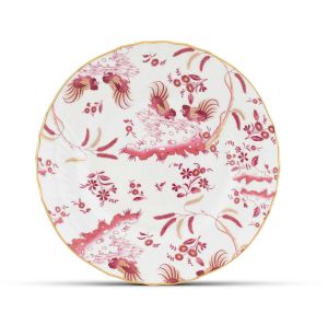 Oro Di Doccia Magenta Flat Dessert Plate by Ginori