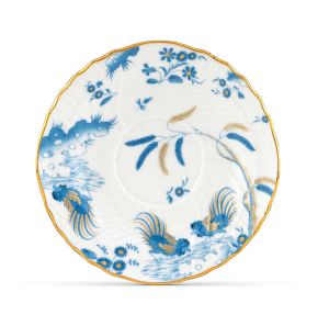 Oro Di Doccia Turchese Tea Saucer by Ginori