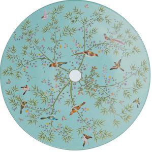 Paradis Turquoise Buffet Plate by Raynaud